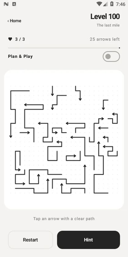 Arrow Modo — Level 100, The last mile chapter